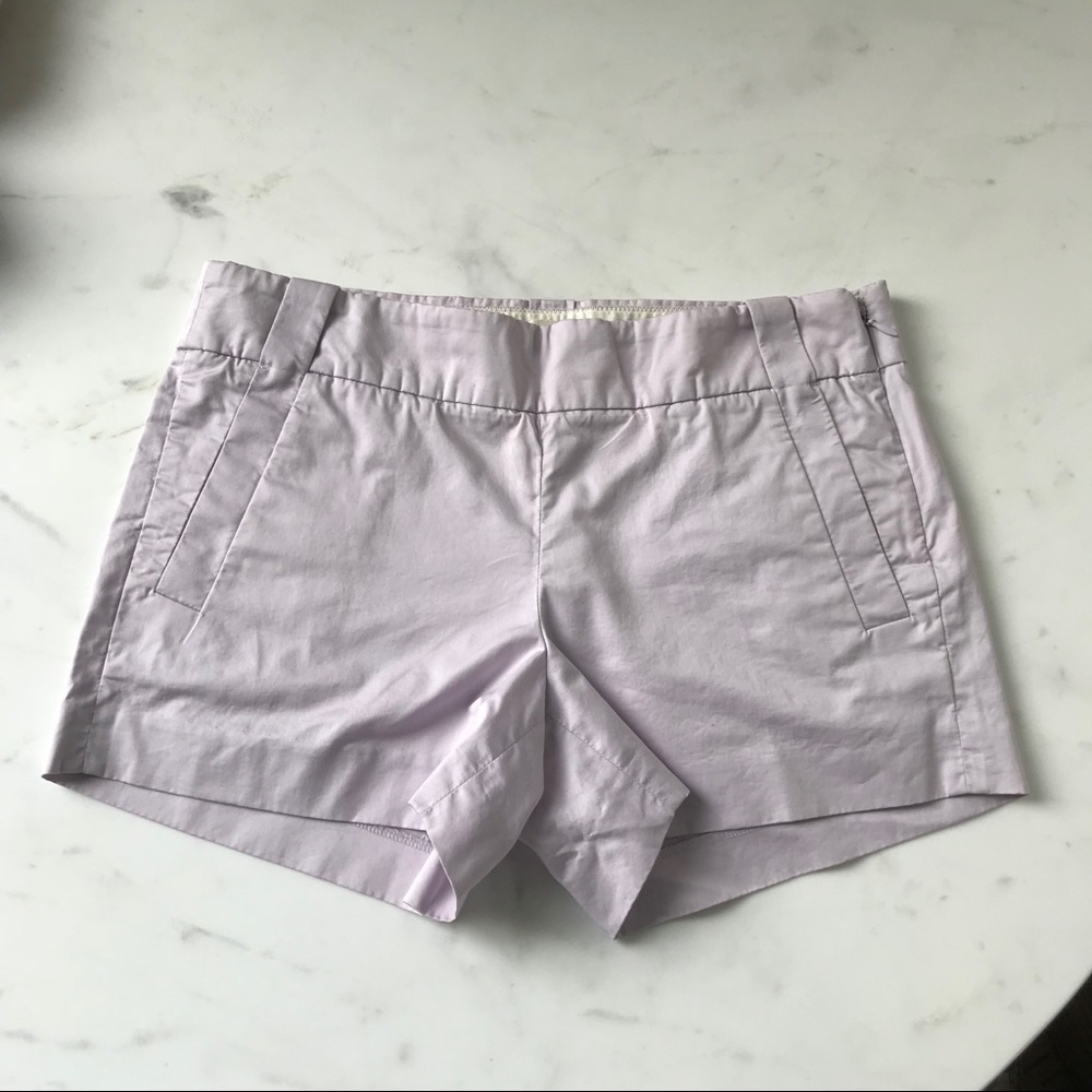 J. Crew | Lilac Cotton Shorts